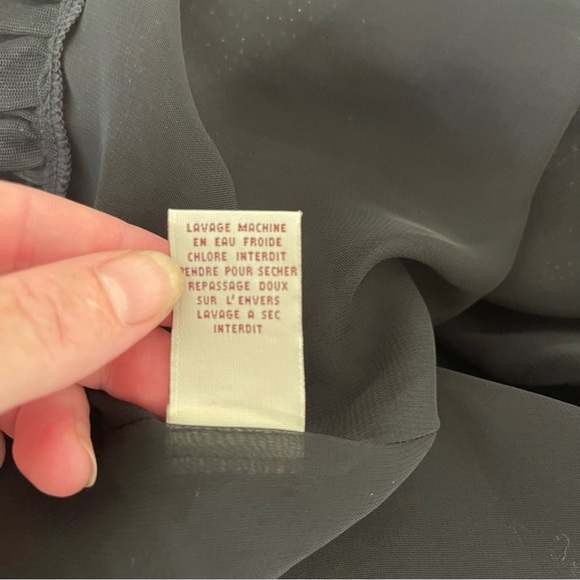 Free People Black Lace Gold Sparkle Midi Cotton Dress Crinoline Sleeveless 8 - Picture 7 of 10